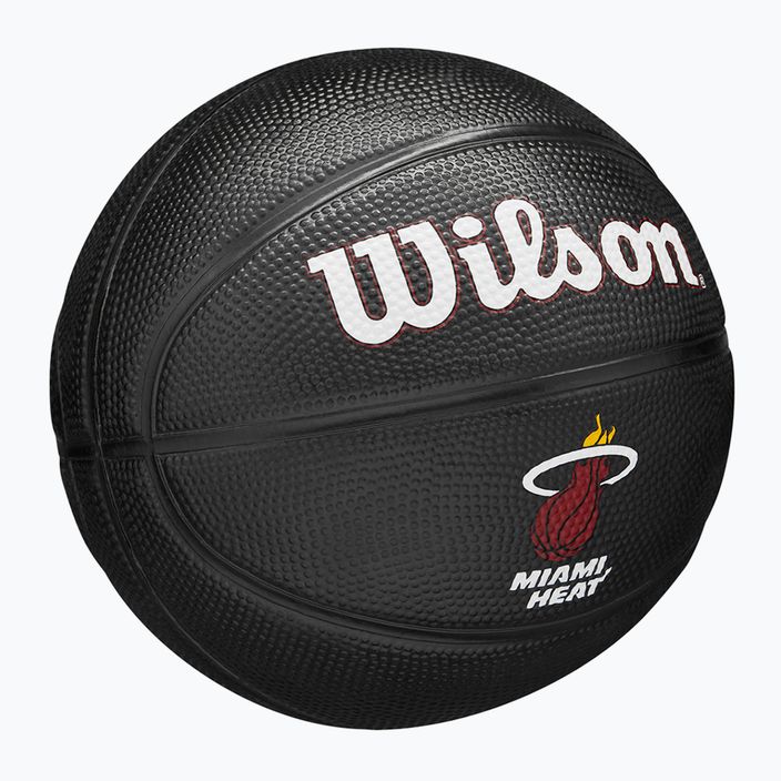 Wilson NBA Tribute Mini Miami Heat basketbal WZ4017607XB3 veľkosť 3 2