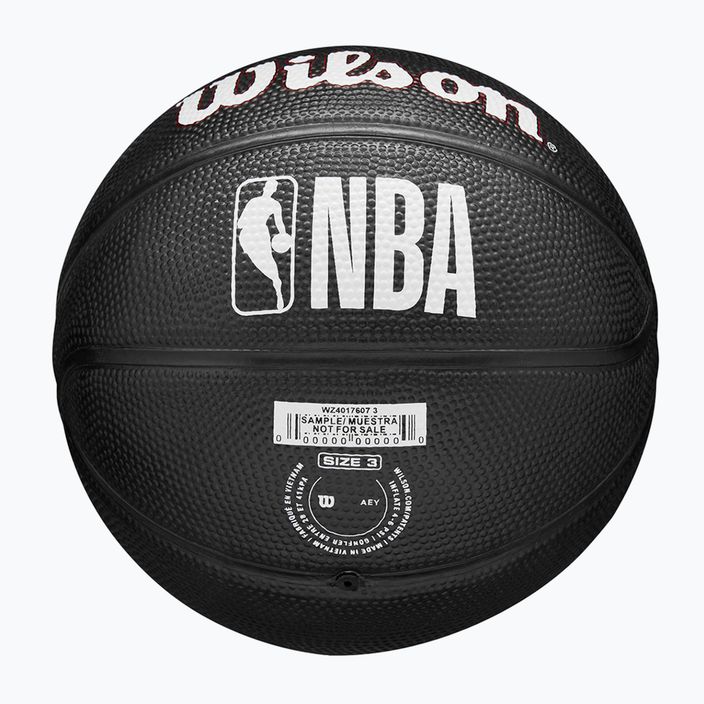 Wilson NBA Tribute Mini Miami Heat basketbal WZ4017607XB3 veľkosť 3 7