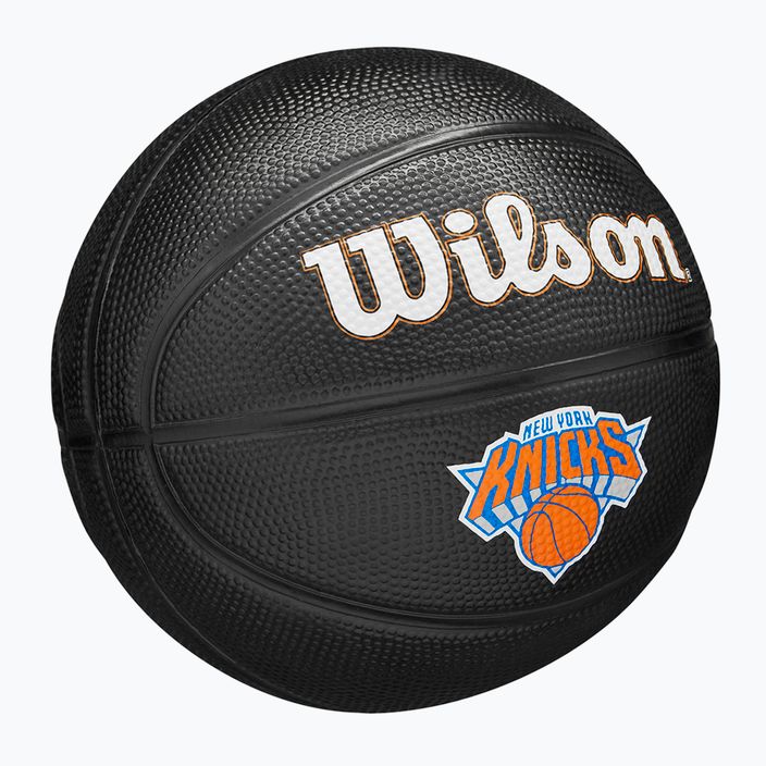 Wilson NBA Team Tribute Mini New York Knicks basketbal WZ4017610XB3 veľkosť 3 2