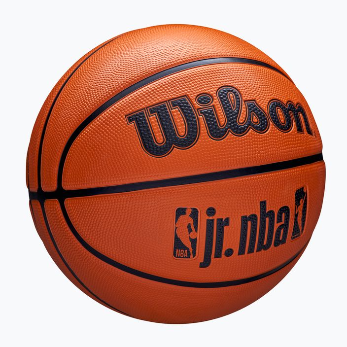 Basketbalová lopta Wilson NBA JR Drv Fam Logo hnedá veľkosť 7 2
