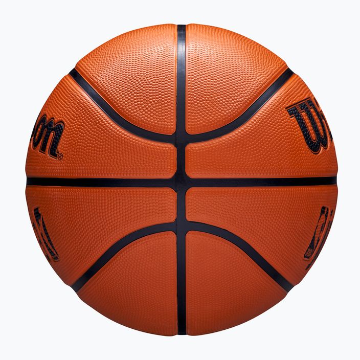 Basketbalová lopta Wilson NBA JR Drv Fam Logo hnedá veľkosť 7 6