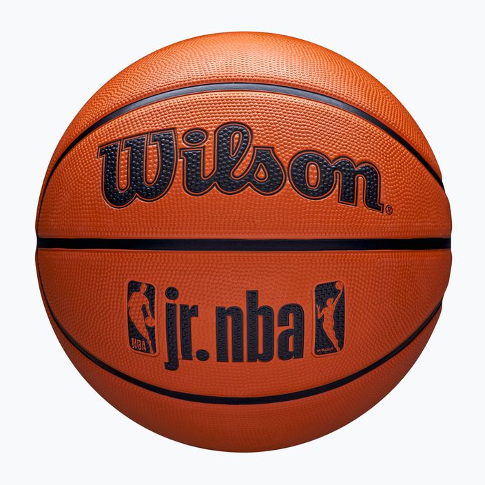 Basketbalová lopta Wilson NBA JR Drv Fam Logo hnedá veľkosť 6
