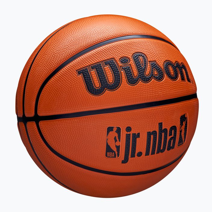 Basketbalová lopta Wilson NBA JR Drv Fam Logo hnedá veľkosť 6 2