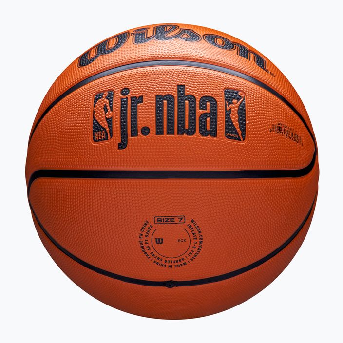 Basketbalová lopta detská Wilson NBA JR Drv Fam Logo brown veľkosť 4 5