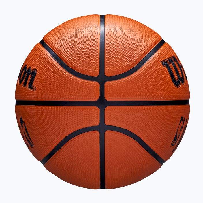 Basketbalová lopta detská Wilson NBA JR Drv Fam Logo brown veľkosť 4 6