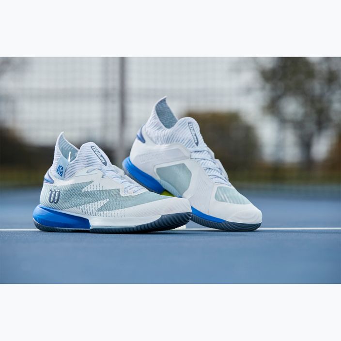 Pánska tenisová obuv Wilson Kaos Rapide STF Clay white/sterling blue/china blue 7