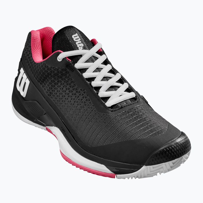 Dámska tenisová obuv Wilson Rush Pro 4.0 Clay black/hot pink/white 8