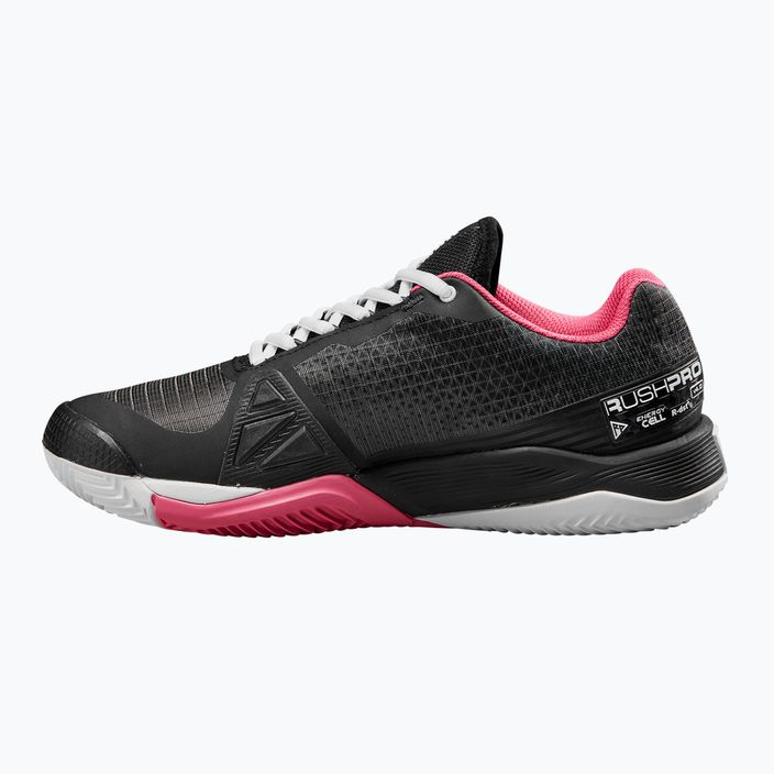 Dámska tenisová obuv Wilson Rush Pro 4.0 Clay black/hot pink/white 10