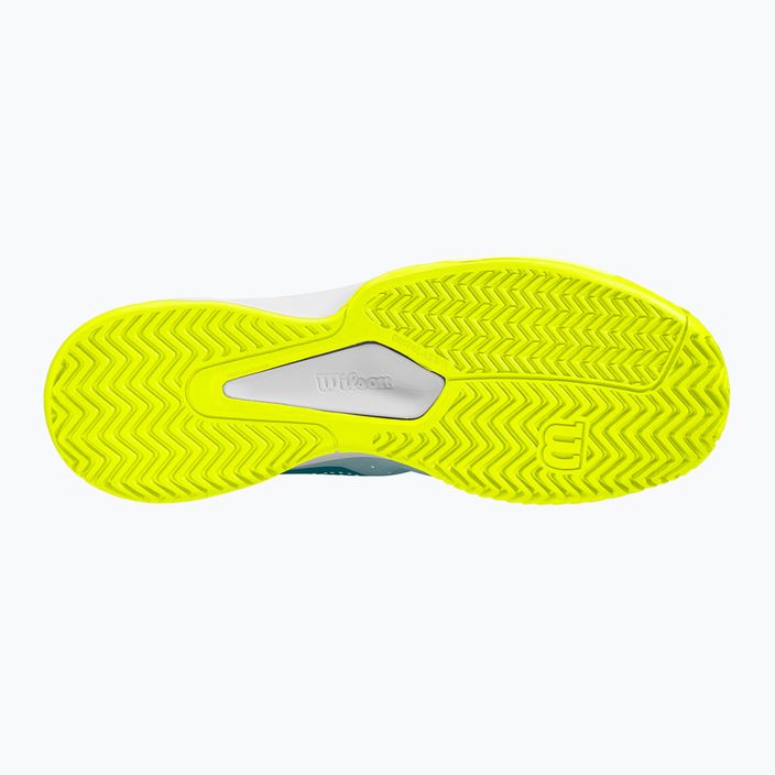 pánska tenisová obuv Wilson Kaos Stroke 2.0 stormy sea/deep teal/safety yellow 10