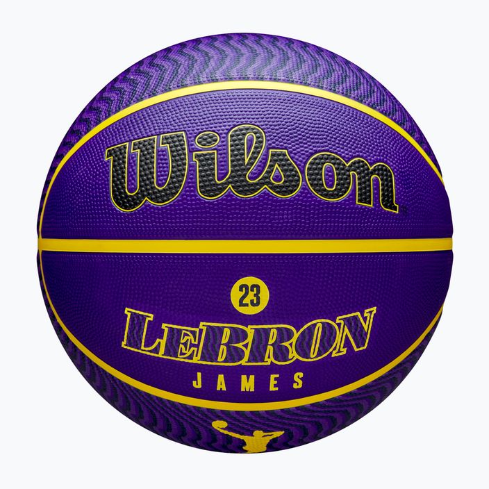 Basketbalová lopta Wilson NBA Player Icon Outdoor Lebron modrá veľkosť 7