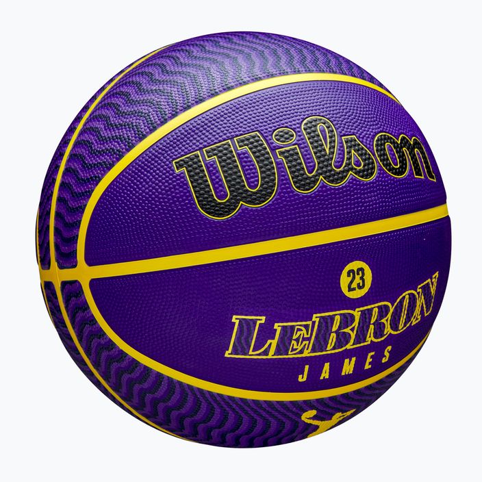 Basketbalová lopta Wilson NBA Player Icon Outdoor Lebron modrá veľkosť 7 2