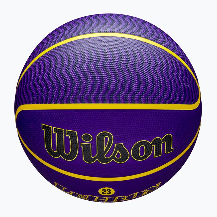 Basketbalová lopta Wilson NBA Player Icon Outdoor Lebron modrá veľkosť 7 4