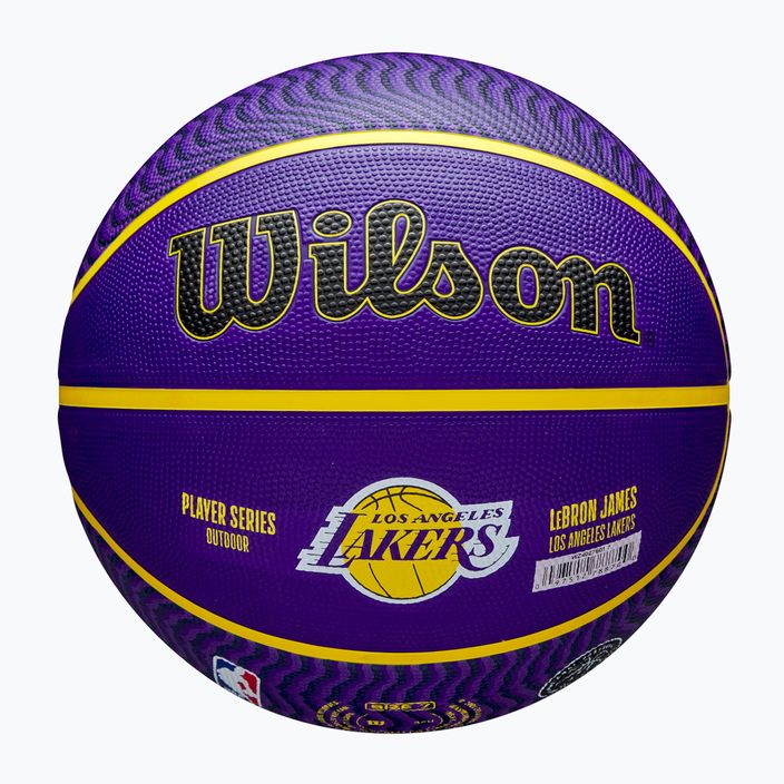 Basketbalová lopta Wilson NBA Player Icon Outdoor Lebron modrá veľkosť 7 5