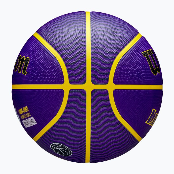 Basketbalová lopta Wilson NBA Player Icon Outdoor Lebron modrá veľkosť 7 8