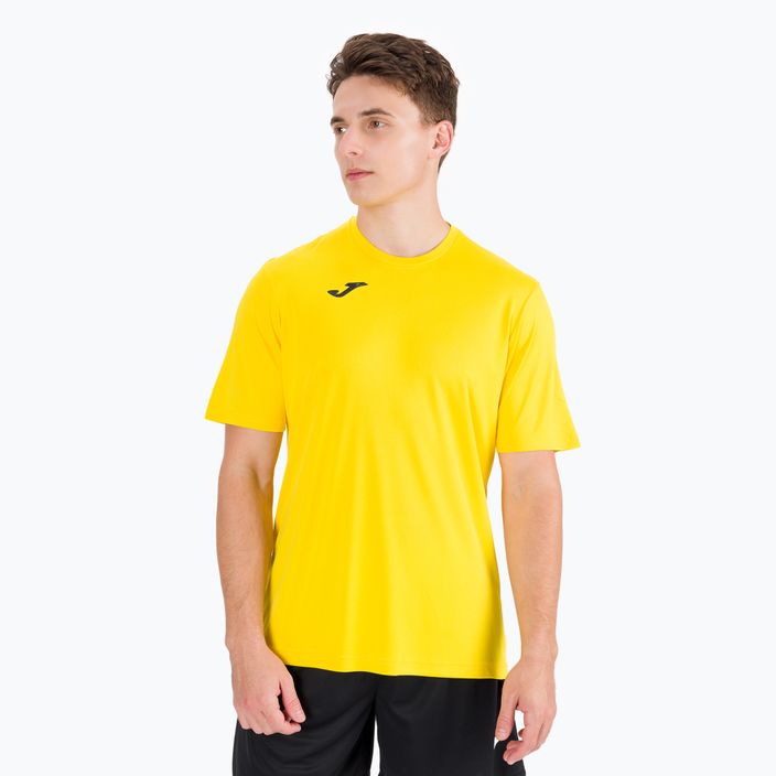 Futbalové tričko Joma Combi SS žlté 152