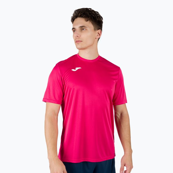 Futbalové tričko Joma Combi SS ružové 152