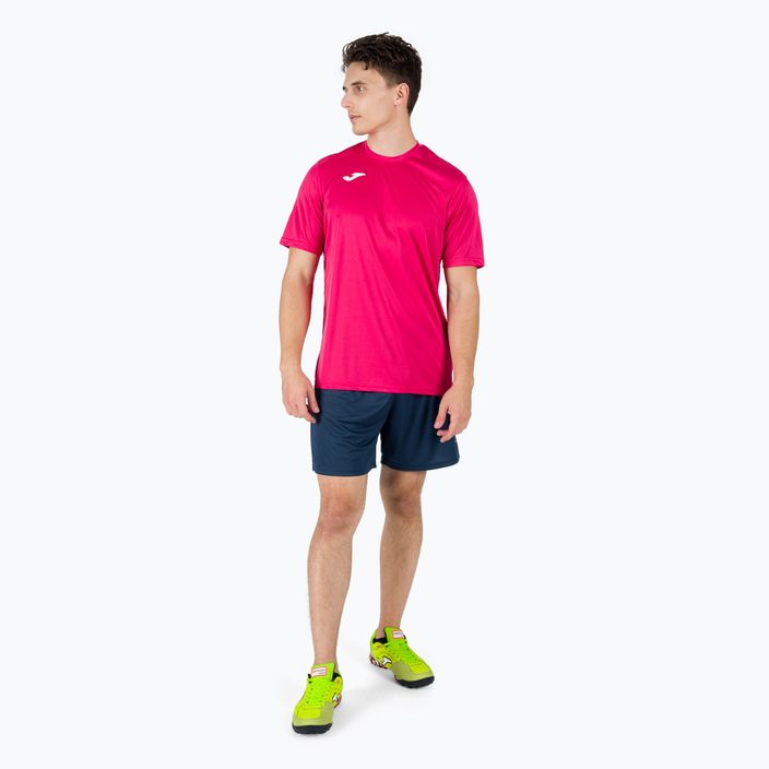Futbalové tričko Joma Combi SS ružové 152 5