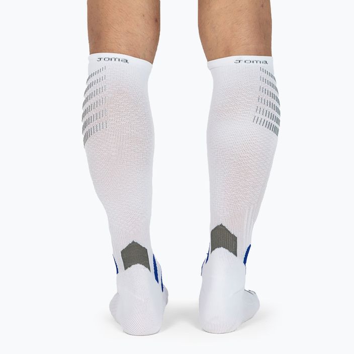 Joma Dlhé kompresné ponožky biele 6