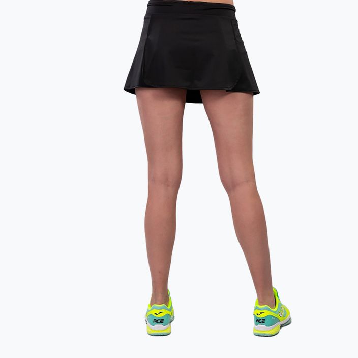 Tenisová sukňa Joma Open II čierna 9759.1 3