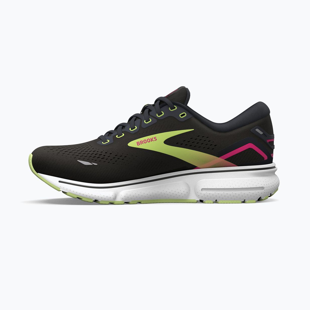 Brooks Ghost 15 dámska bežecká obuv black/ebony/sharp green 13