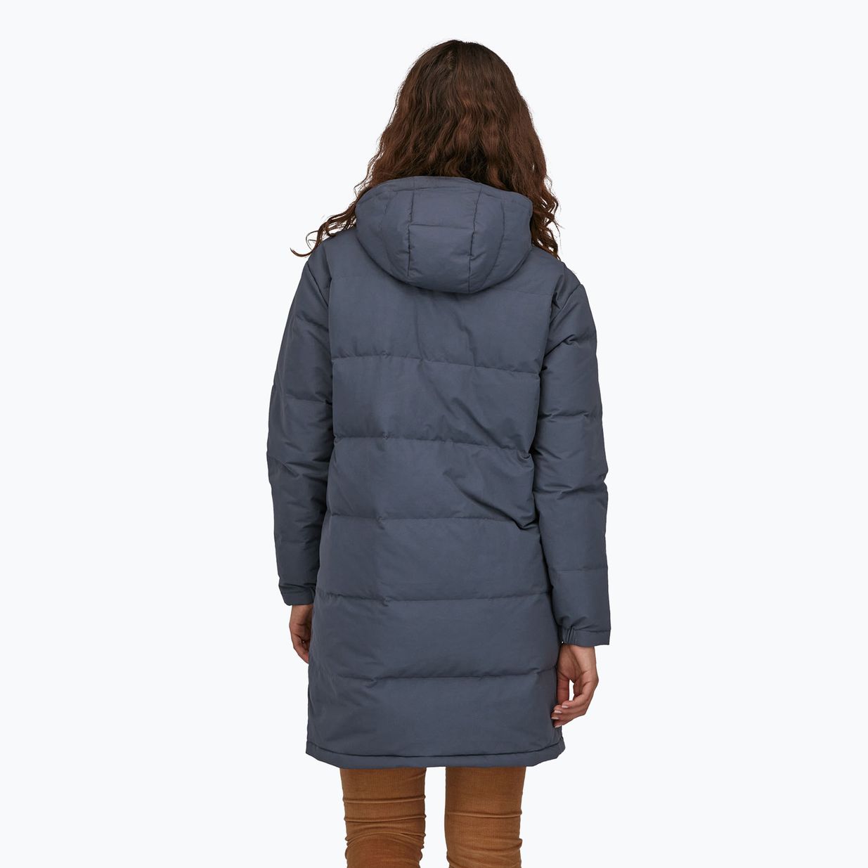 Dámsky páperový kabát Patagonia Downdrift Parka smolder blue 2