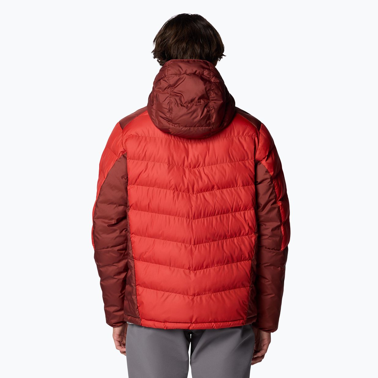 Pánska páperová bunda Columbia Labyrinth Loop II Hooded sail red/ spice 3