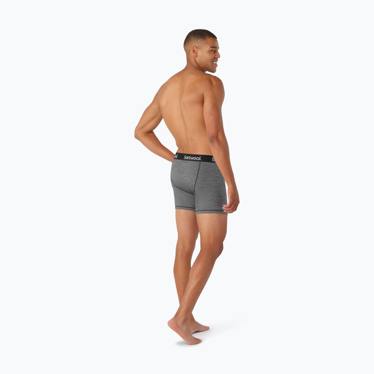 Pánske termo boxerky Smartwool Brief Boxed medium gray heather 5