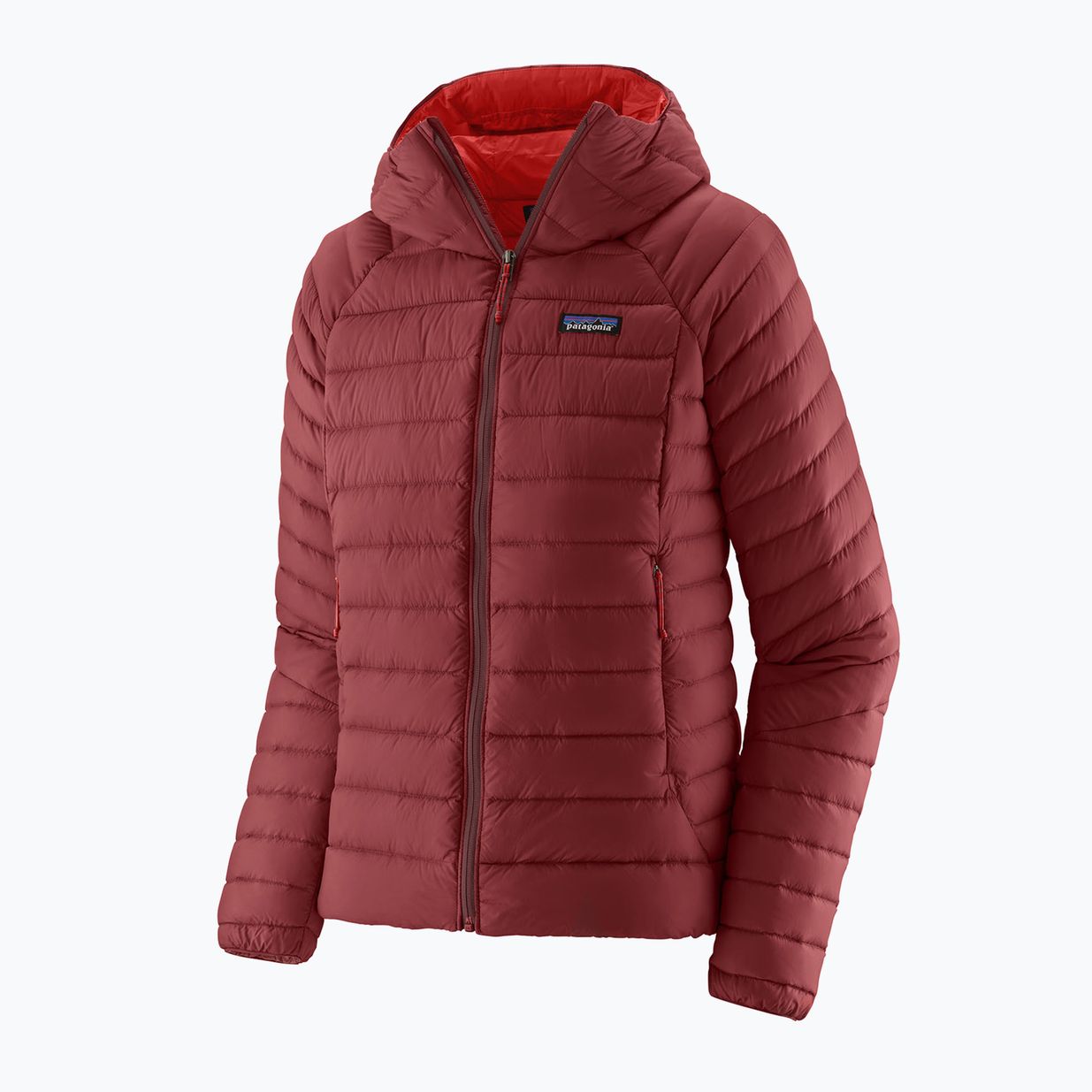 Dámska páperová bunda Patagonia Down Sweater Hoody oxide red 3