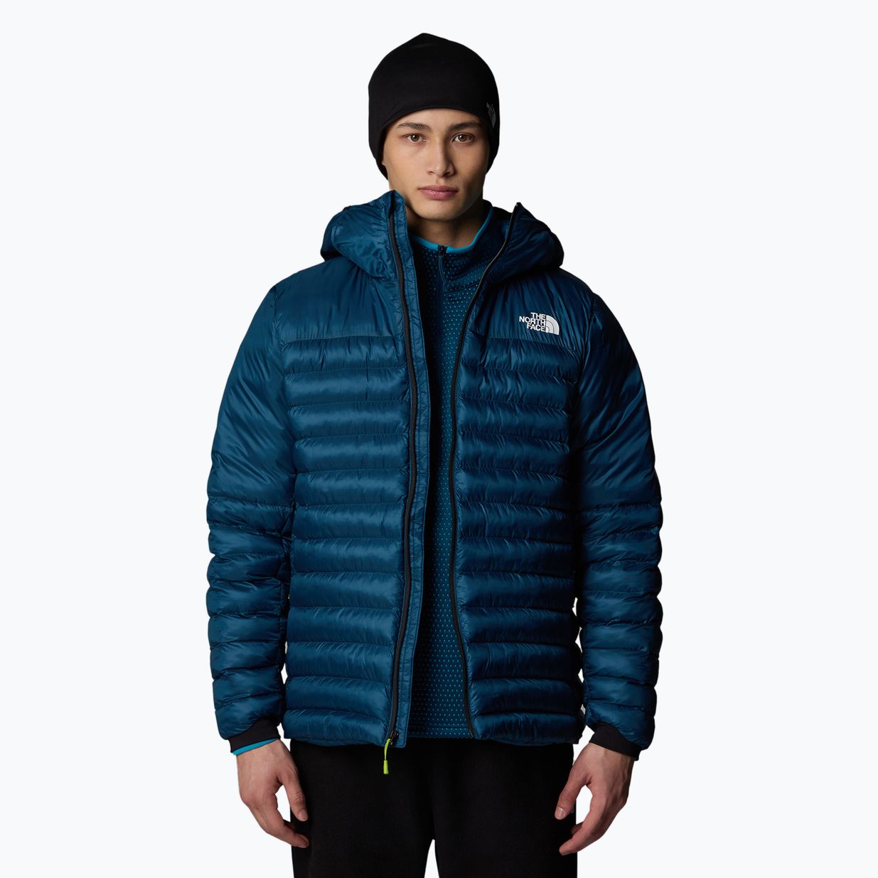 Pánska páperová bunda The North Face Terra Peak Hoodie midnight petrol 4