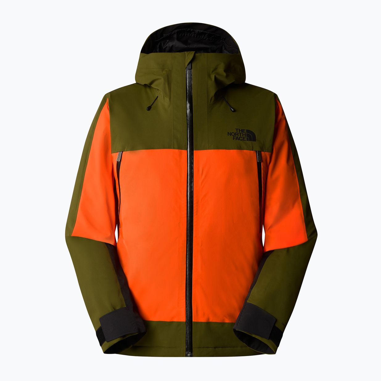 Pánska lyžiarska bunda The North Face Mount Bre orange/forest olive 5