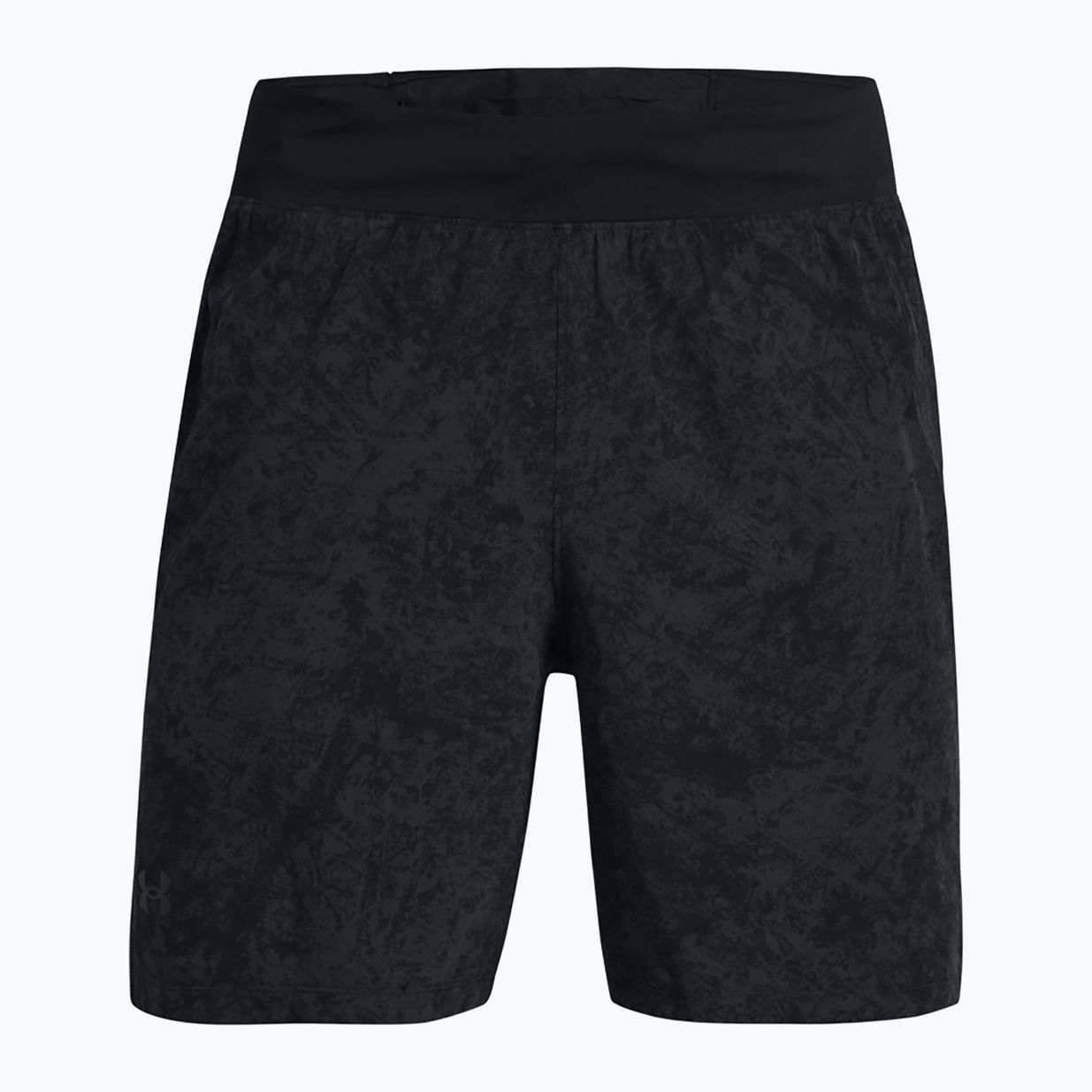 Pánske bežecké šortky Under Armour Launch Pro 7" s potlačou black/black/reflective