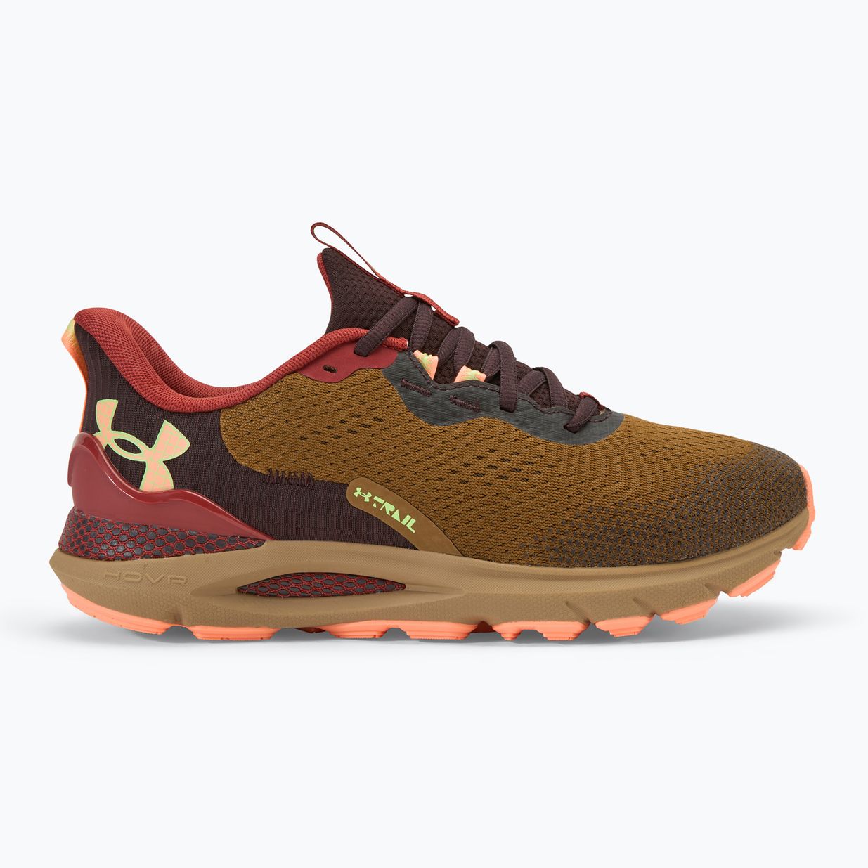 Pánska bežecká obuv Under Armour Sonic Trail coyote/earthen orange/flare orange 2