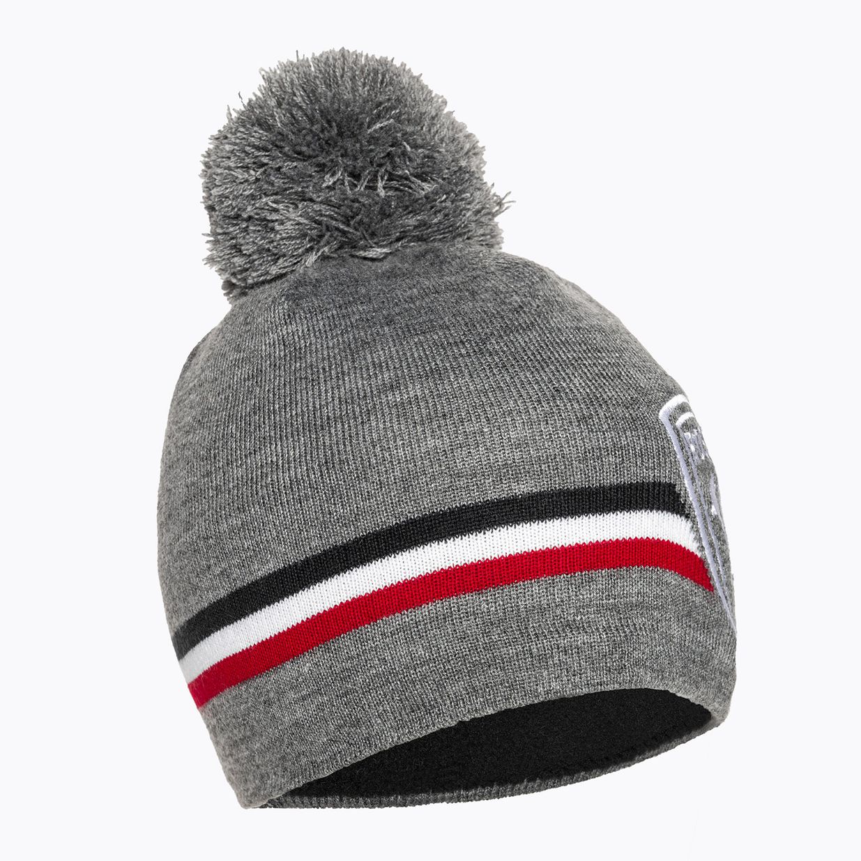 Pánska zimná čiapka Rossignol Rooster Pompon heather grey