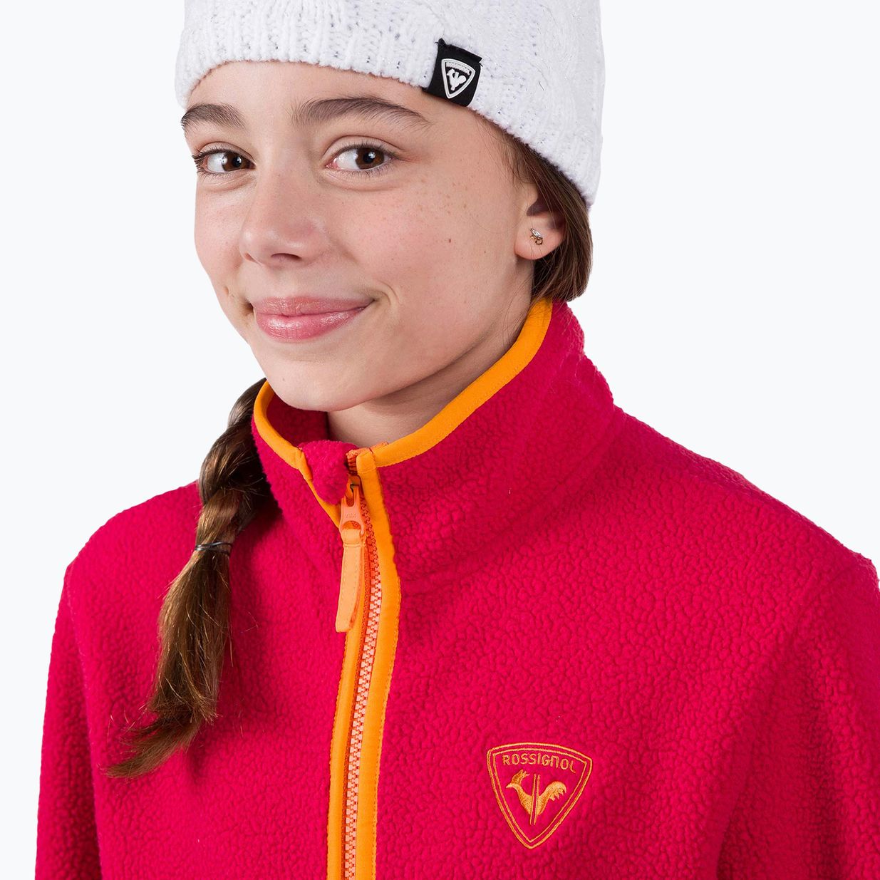 Detská mikina Rossignol Jr Alltrack Fleece tea rose 4