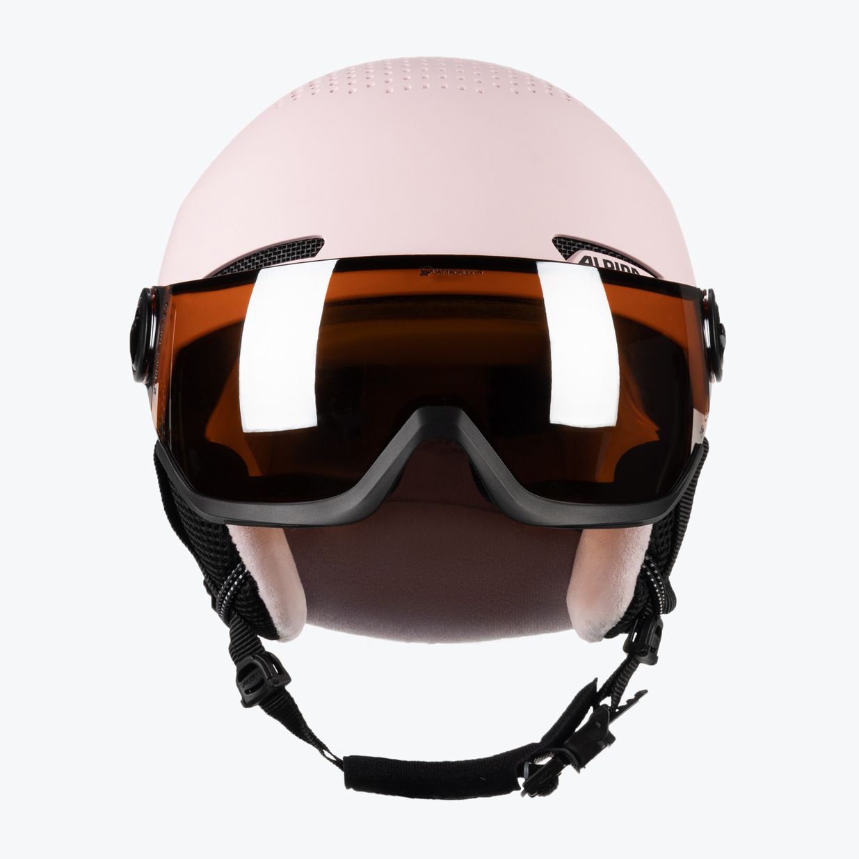 Detské lyžiarske prilby Alpina Zupo Visor Q-Lite rose matt 2