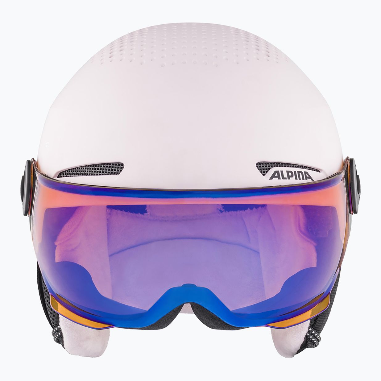 Detské lyžiarske prilby Alpina Zupo Visor Q-Lite rose matt 10