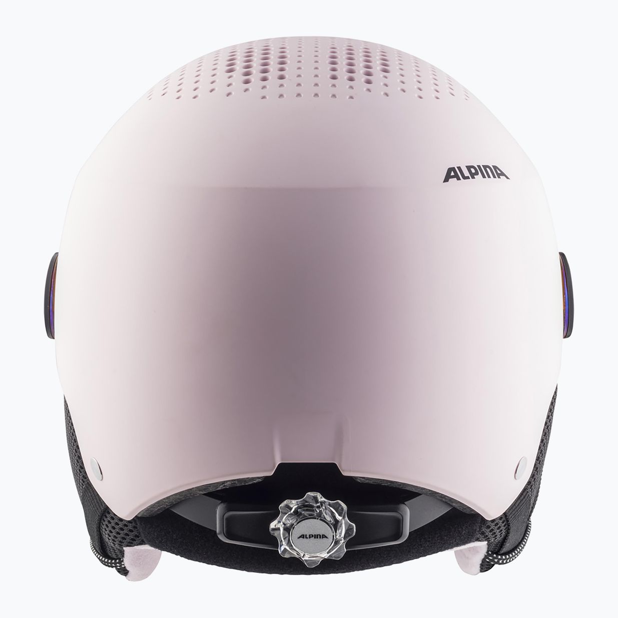 Detské lyžiarske prilby Alpina Zupo Visor Q-Lite rose matt 12