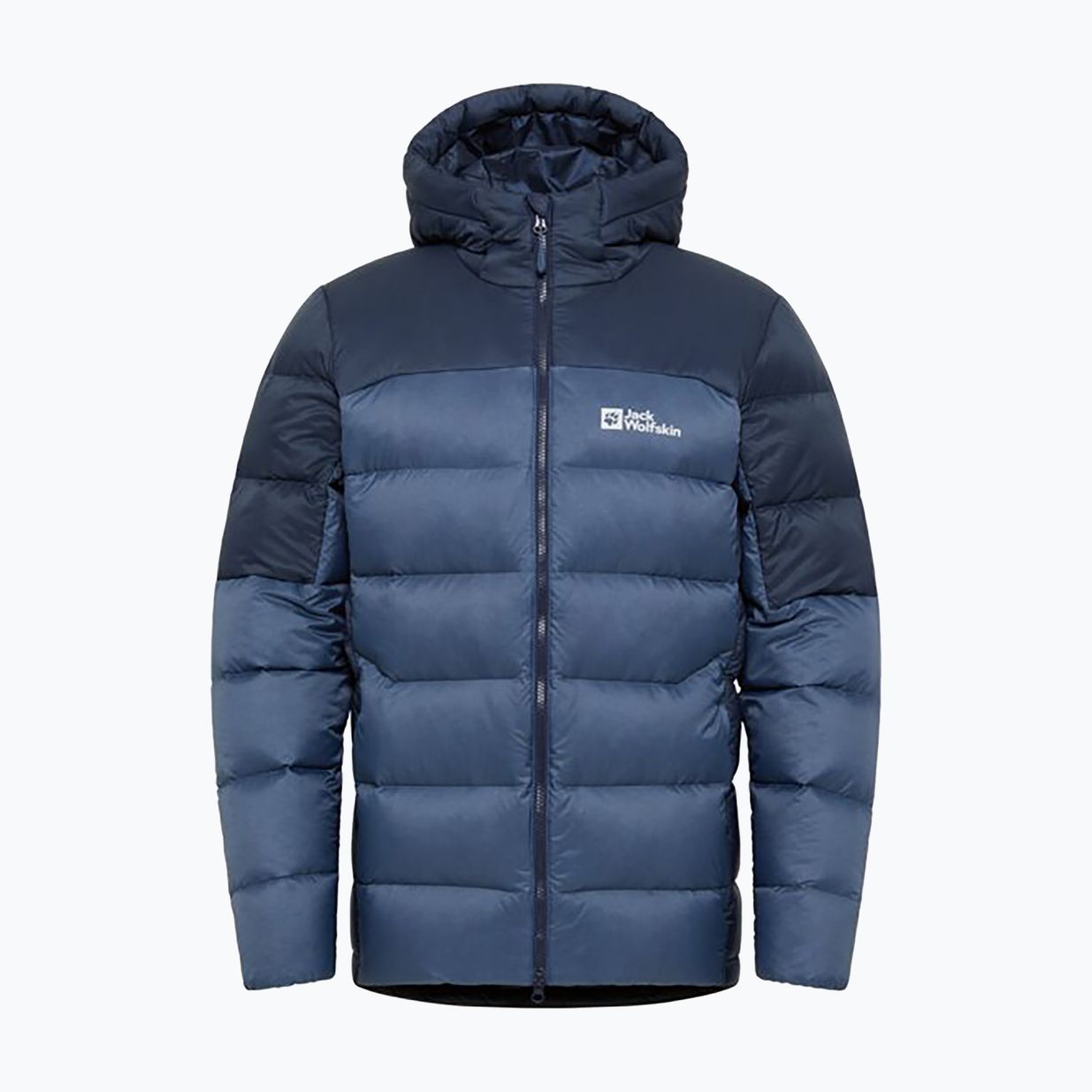 Pánska páperová bunda Jack Wolfskin Nebelhorn Down Hoody nature blue 8