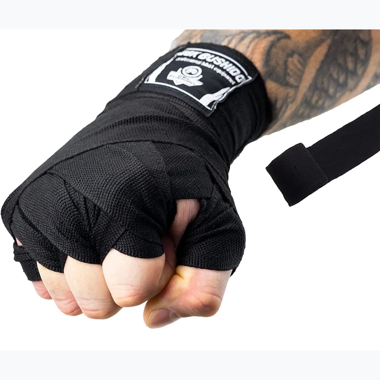 Boxerské bandáže Bushido čierne ARH-100011-BLACK 3