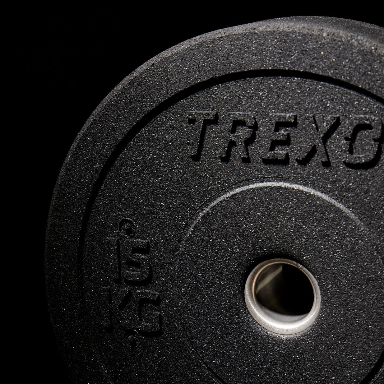 Olympijské nárazníkové závažia TREXO čierne TRX-BMP15 15 kg 8