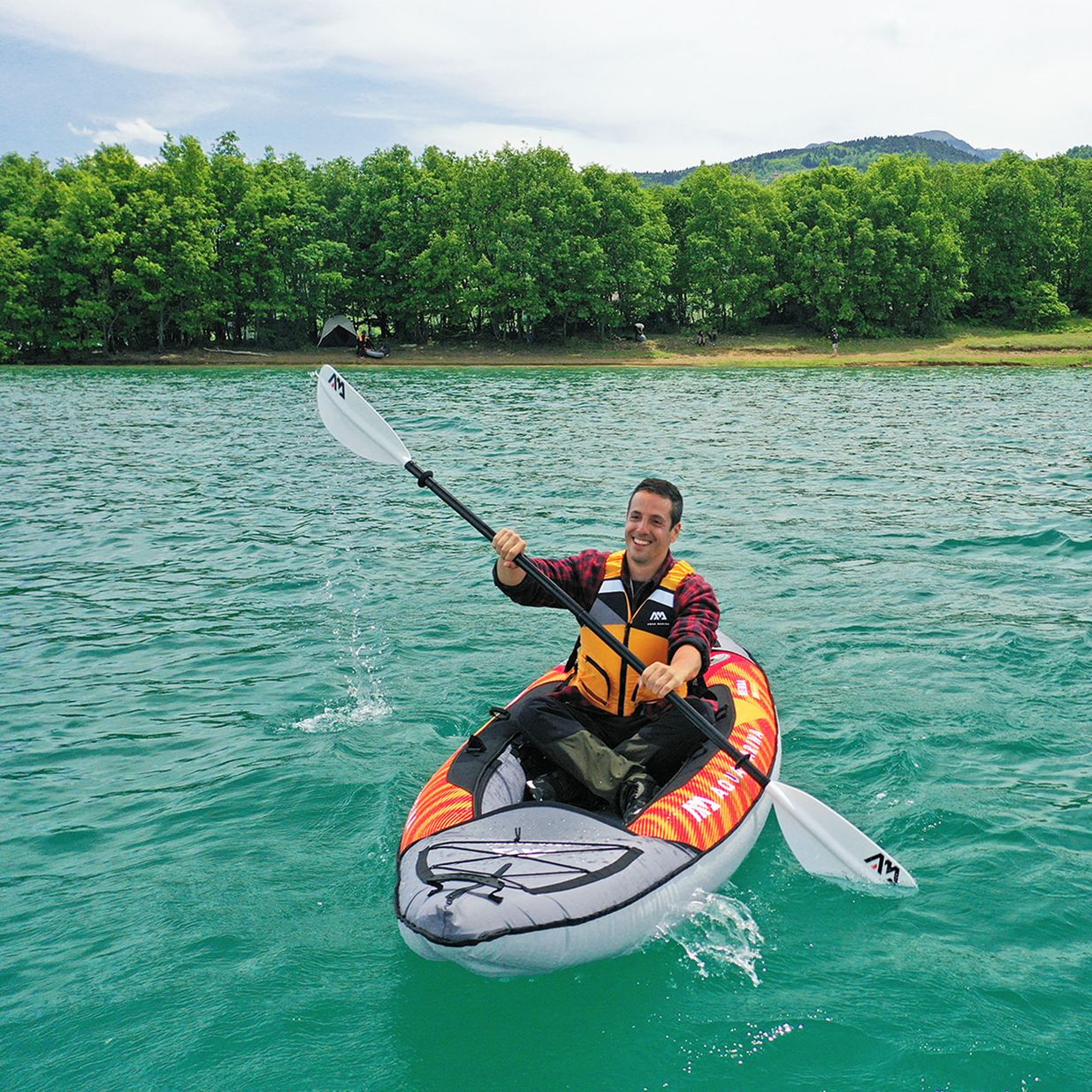 Aqua Marina Touring Kajak oranžový Memba-330 1-osobový nafukovací kajak 17