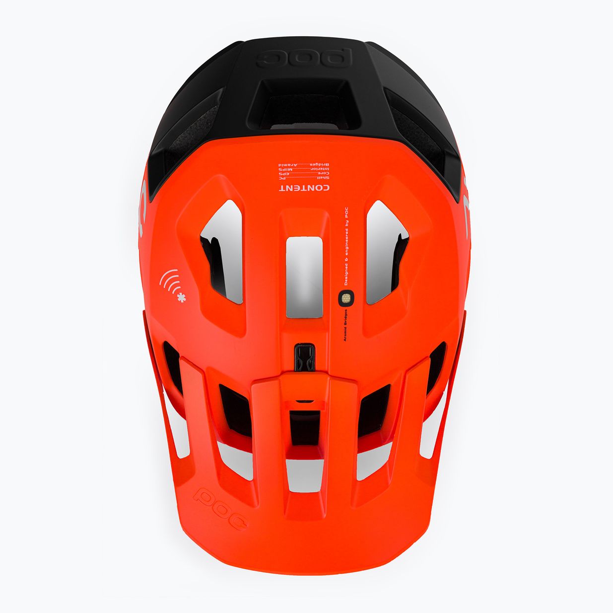 Cyklistická prilba POC Kortal Race MIPS fluorescent orange/uranium/black matt 6