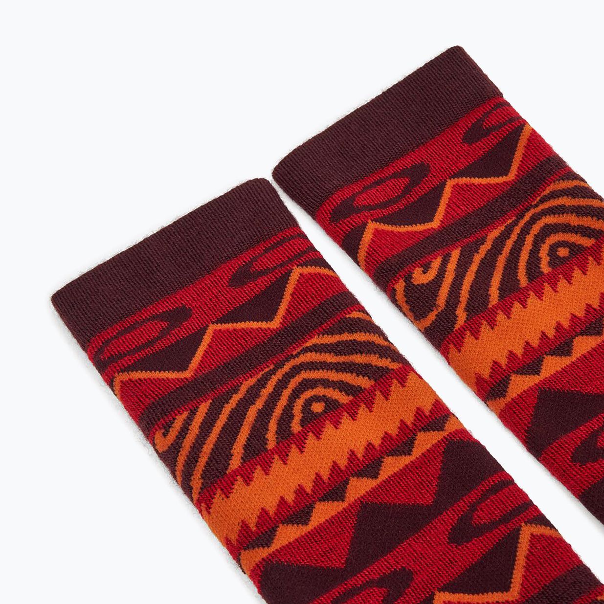 Lyžiarske ponožky Oakley Wanderlust Perf Socks 2.0 grenache norway pattern 4