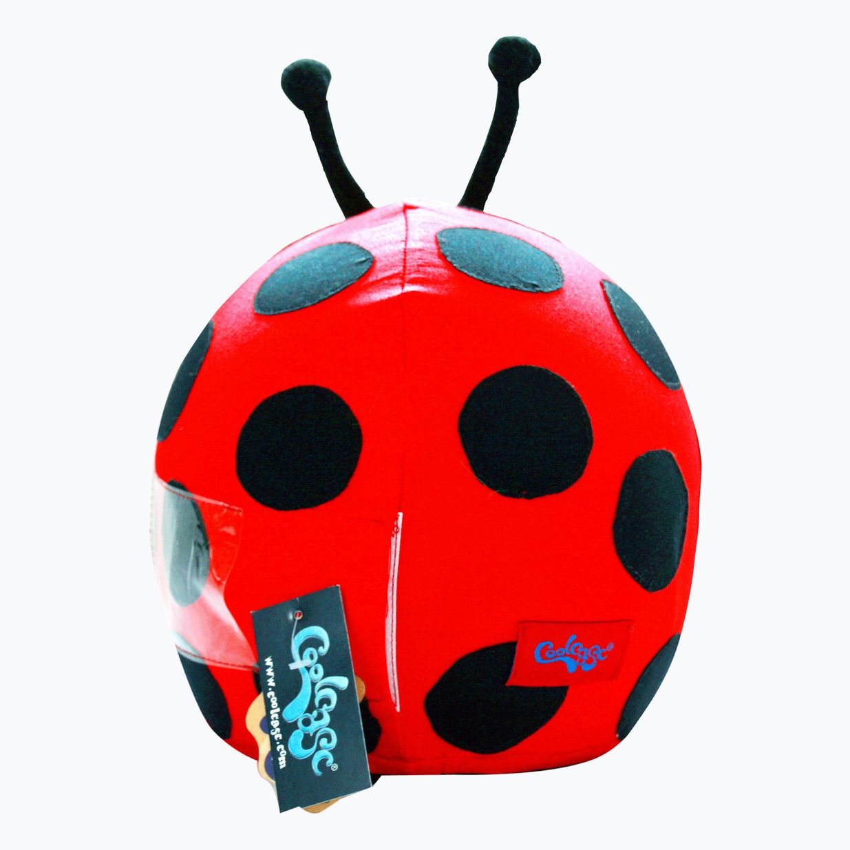 COOLCASC Prilba Ladybird s prekrytím červená 001 6