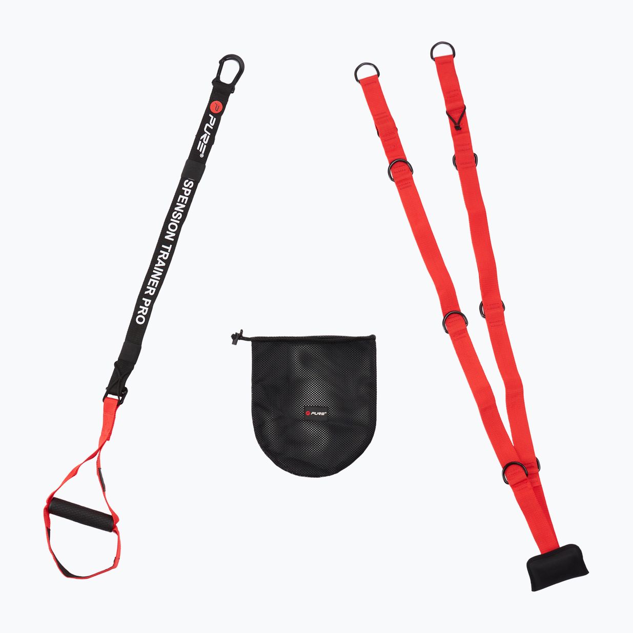 Popruhy Pure2Improve Suspension Trainer Pro červené/čierne 2214 2