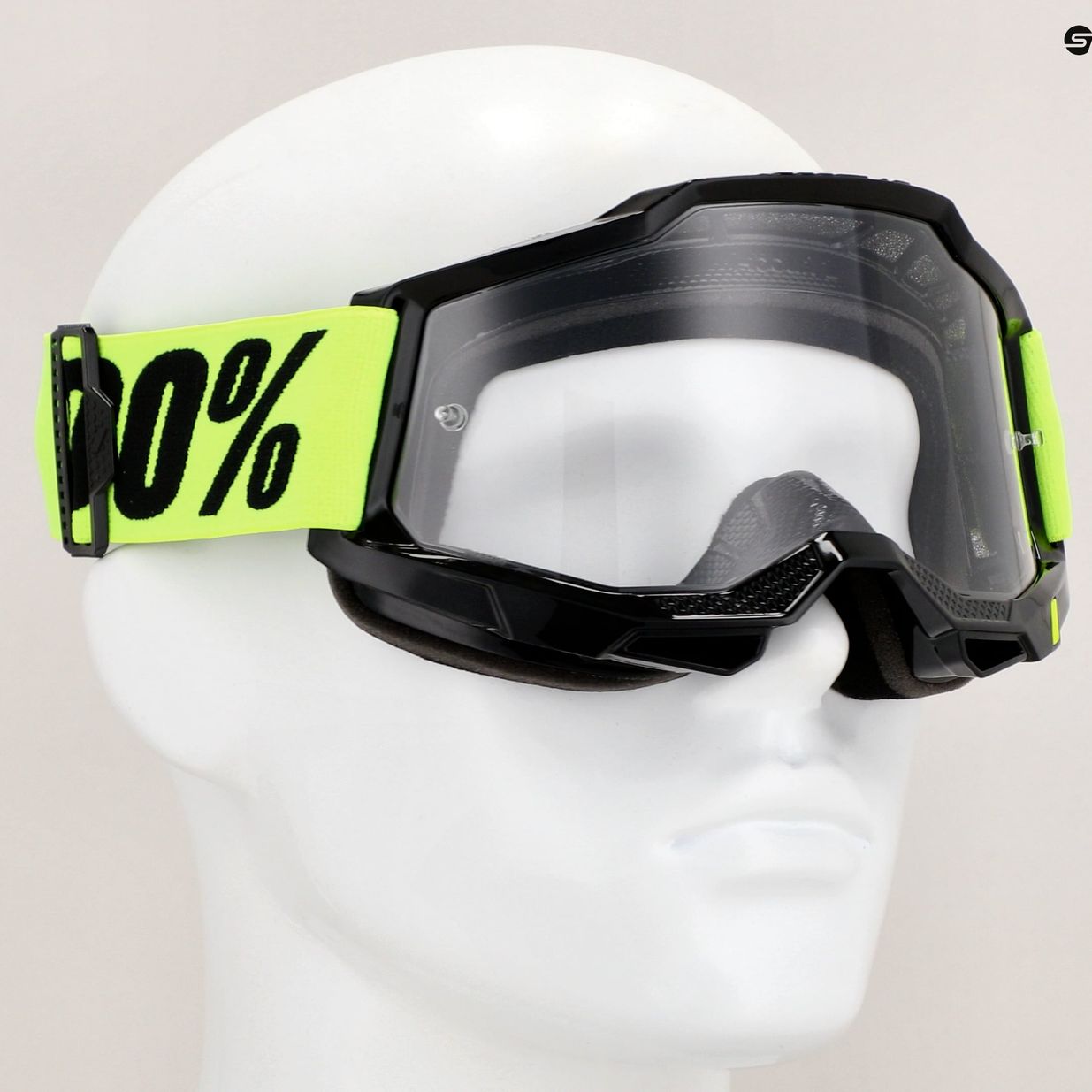 Cyklistické okuliare 100% Accuri 2 neon yellow/clear 7