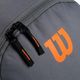 Tenisový batoh Wilson Team sivo-oranžový WR8009901 5