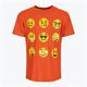 Detské tenisové tričko Wilson Emoti-Fun Tech Tee orange WRA807403