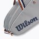 Tenisová taška Wilson Team 6 Pack Rolland Garros sivá WR8019101001 5