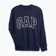 Pánska mikina GAP Logo Crewneck blue navy 5